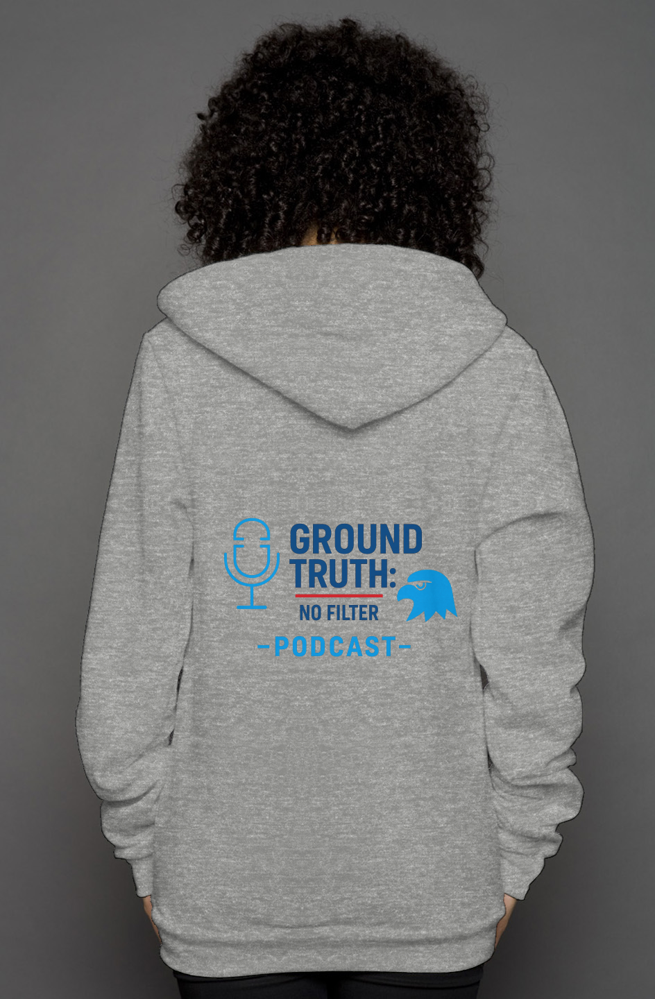 Women's Zip-Up Ground Truth: No Filter Hoodie