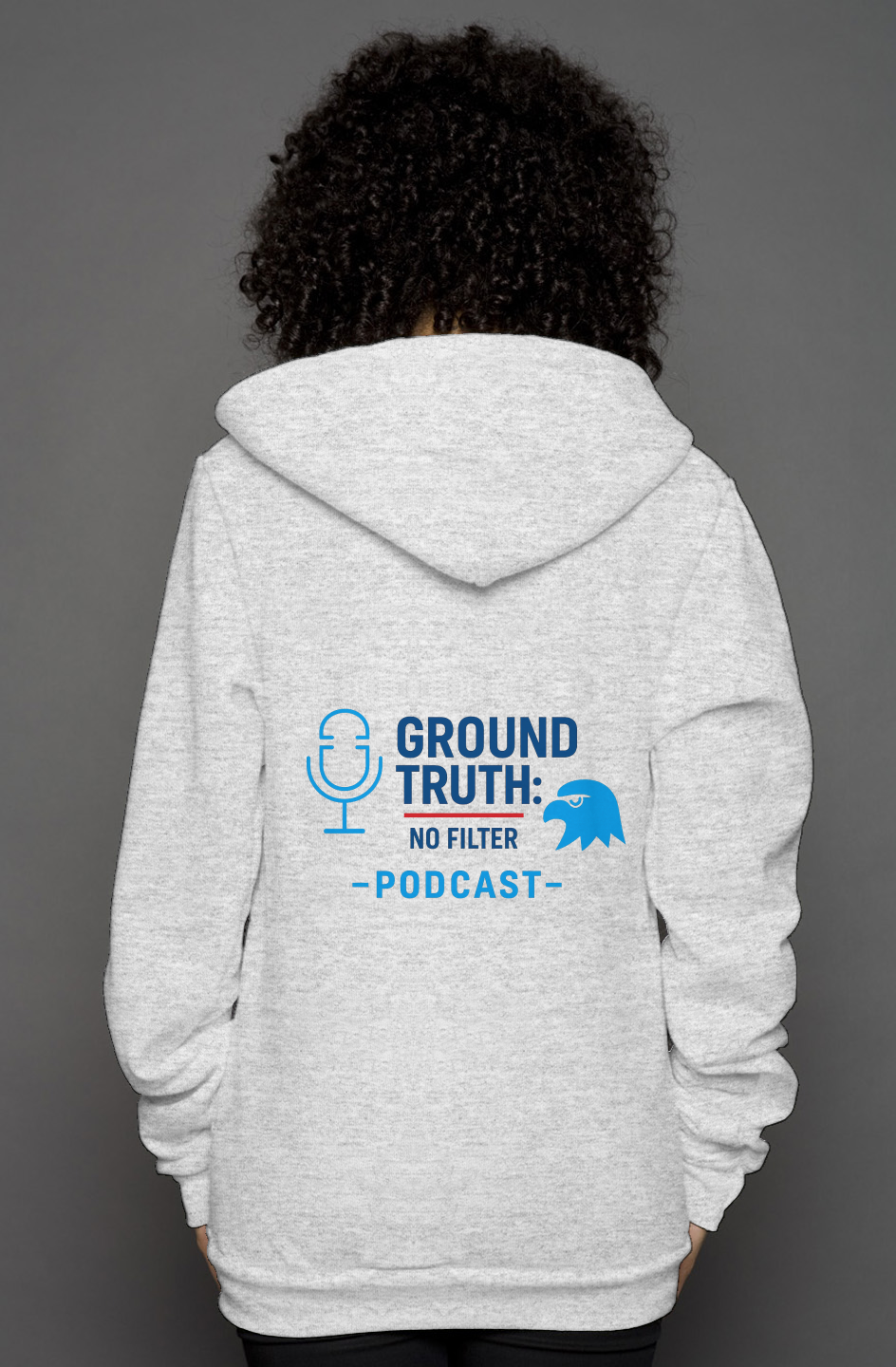 Women's Zip-Up Ground Truth: No Filter Hoodie